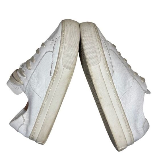 Soludos Ibiza Size 7.5 Women's White Leather Lace Up Sneaker Platform - Picture 9 of 9